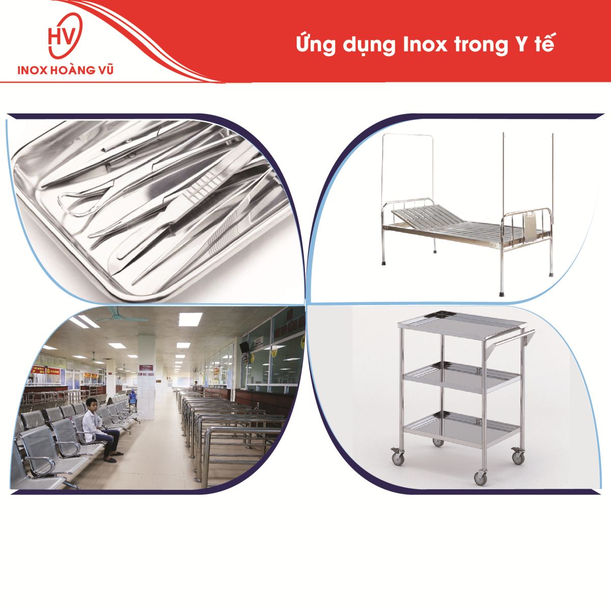 ỨNG DỤNG INOX 304 TRONG Y TẾ: AN TOÀN & THÂN THIỆN VỚI MÔI TRƯỜNG