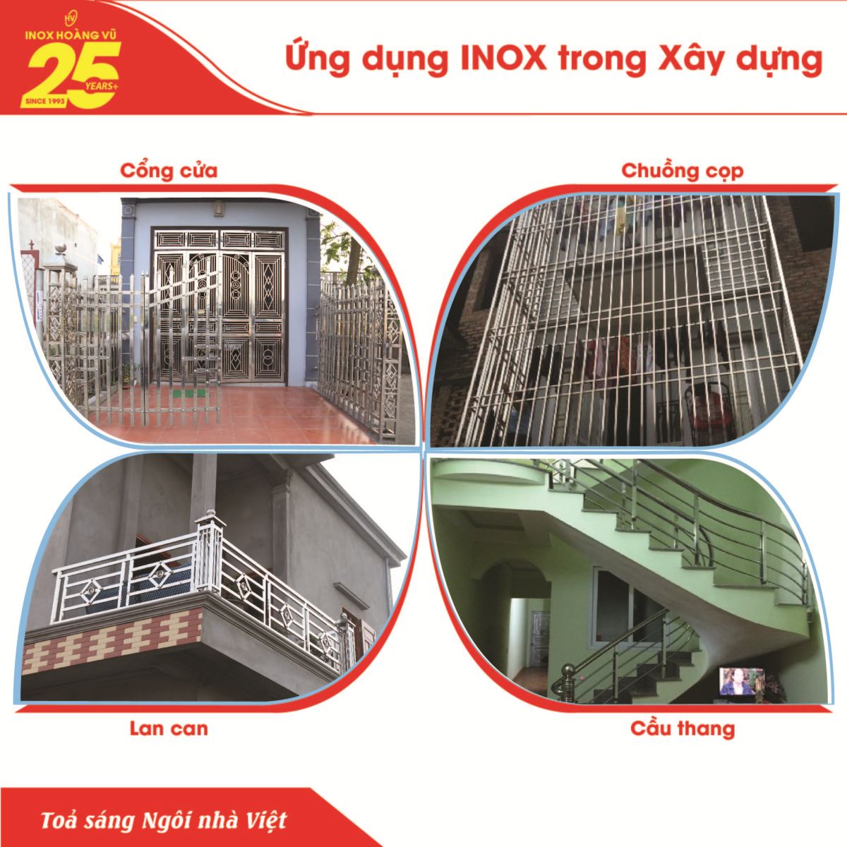 ỨNG DỤNG INOX TRONG XÂY DỰNG: ĐẸP MỌITHỜI ĐẠI - HIỆN ĐẠI MỌI CÔNG TRÌNH