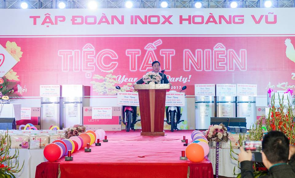 Lễ tổng kết năm 2016 Tập đoàn Inox Hoàng Vũ